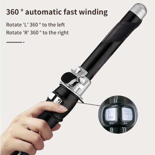 LCD Temperature Controlled Automatic Hair Curler - New Star Living