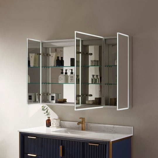 Bathroom Cabinet Wall Mounted Bathroom Sink Cabinet with Led